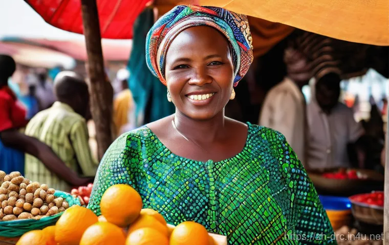 콩고 여성 지도자와 사회적 역할 - **Prompt:** A dynamic scene showcasing educational empowerment in the Democratic Republic of Congo. ...