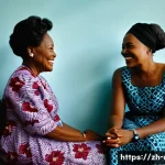 콩고의 여성 권리 개선 운동 - **Prompt 1: Hope and Healing in a Supportive Environment**
    "A heartwarming scene depicting a Con...