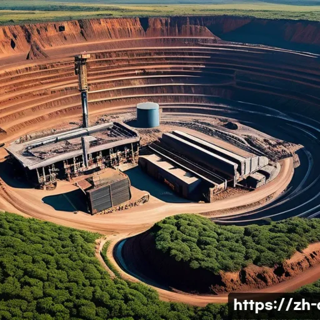 다이아몬드와 금 채굴 지역 - A detailed aerial view of South Africa’s Witwatersrand gold mining area, showcasing the ancient crat...