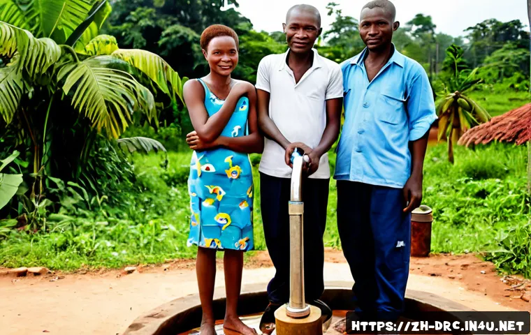 콩고 민주 공화국 사건과 이슈 - Photorealistic documentary-style scene in a rural Democratic Republic of Congo community, diverse lo...